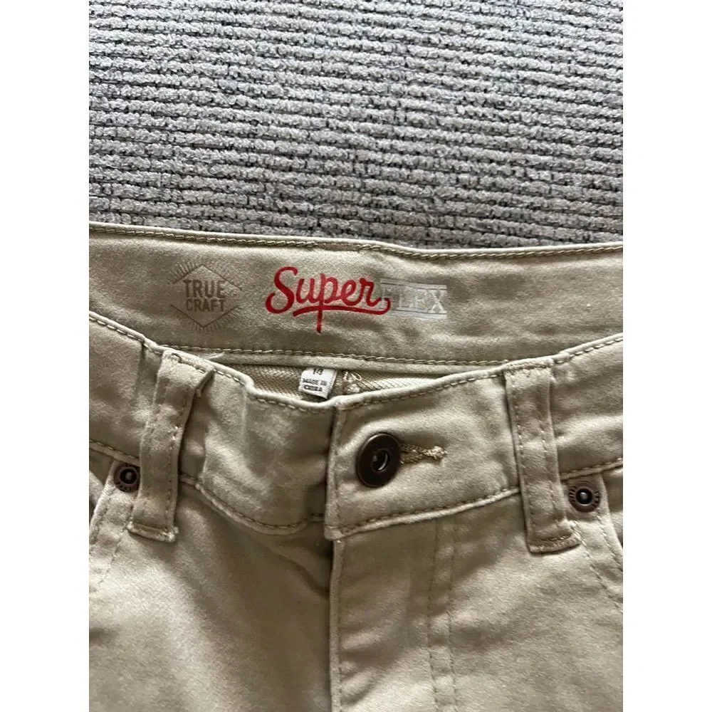 True Craft Super stretch khaki shorts, boys 14